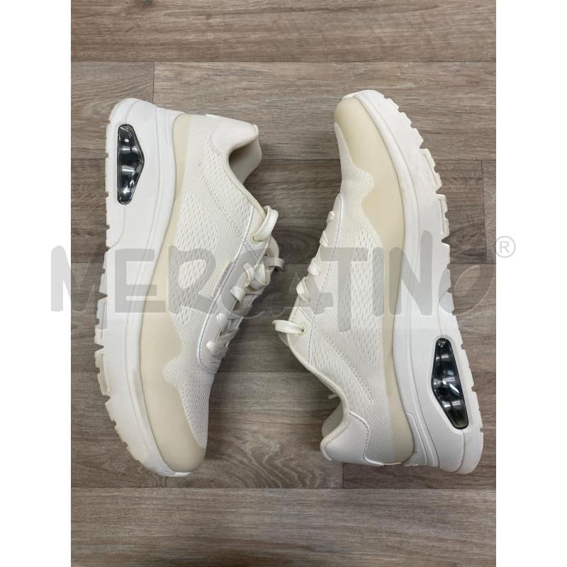 SCARPE DONNA SKETCHERS BEIGE TELA  | Mercatino dell'Usato Pomezia 2