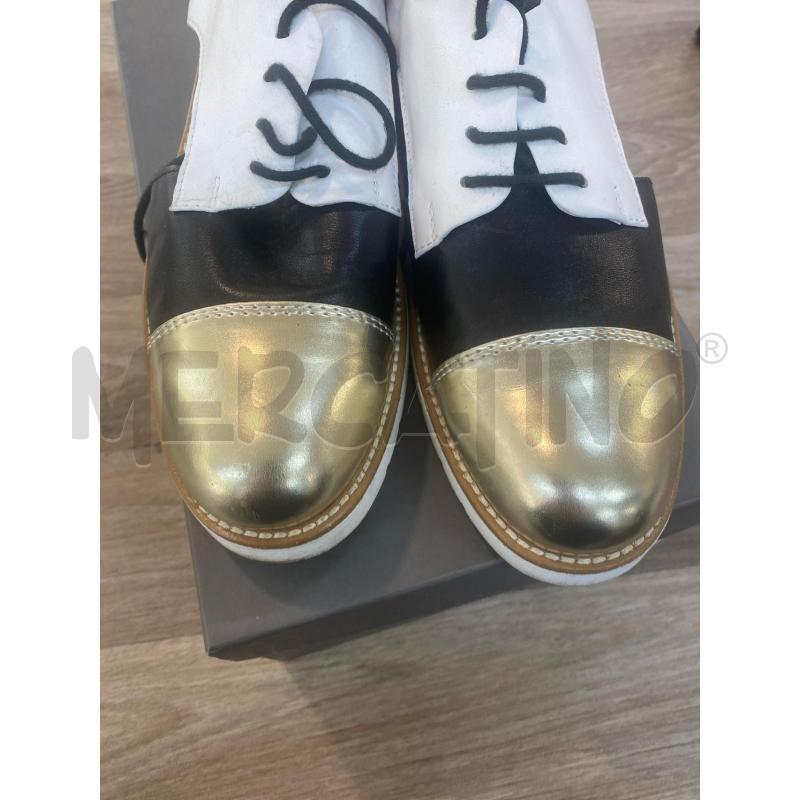 SCARPE DONNA TOSCA BLU PUNTA DORATA BIANCO NERO | Mercatino dell'Usato Pomezia 2
