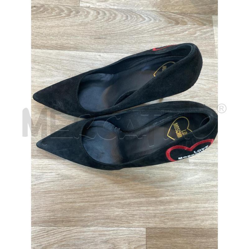 SCARPE TACCHI NERE MOSCHINO TACCO A SPILLO  | Mercatino dell'Usato Pomezia 1
