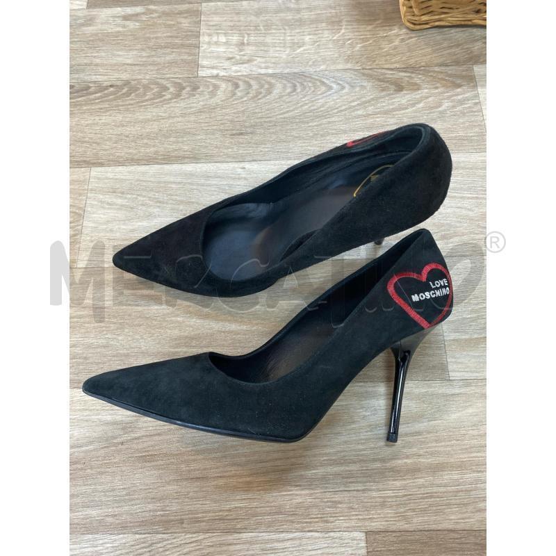 SCARPE TACCHI NERE MOSCHINO TACCO A SPILLO  | Mercatino dell'Usato Pomezia 2