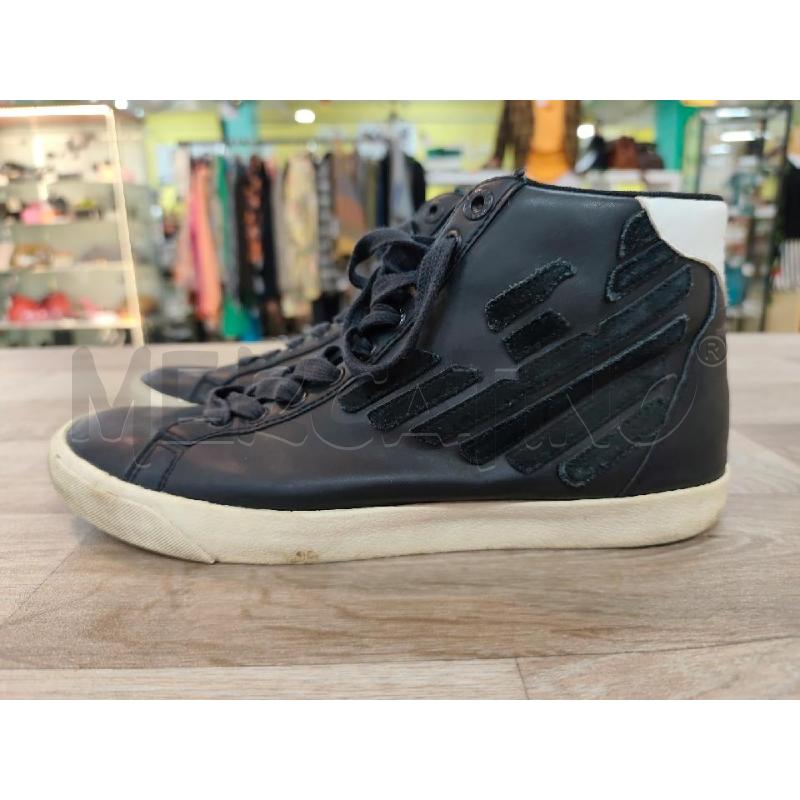 SCARPE UOMO EMPORIO ARMANI NERE ALTE | Mercatino dell'Usato Pomezia 5
