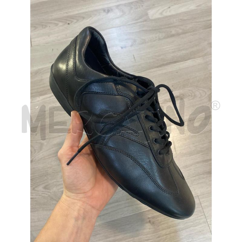 SCARPE UOMO GEOX IN PELLE NERE AFFUSOLATE | Mercatino dell'Usato Pomezia 3