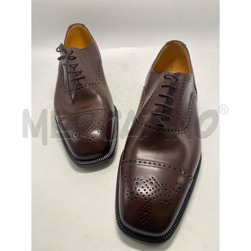 SCARPE UOMO MARIANO CAMPANILE OXFORD MARRONE SCURO | Mercatino dell'Usato Pomezia 1