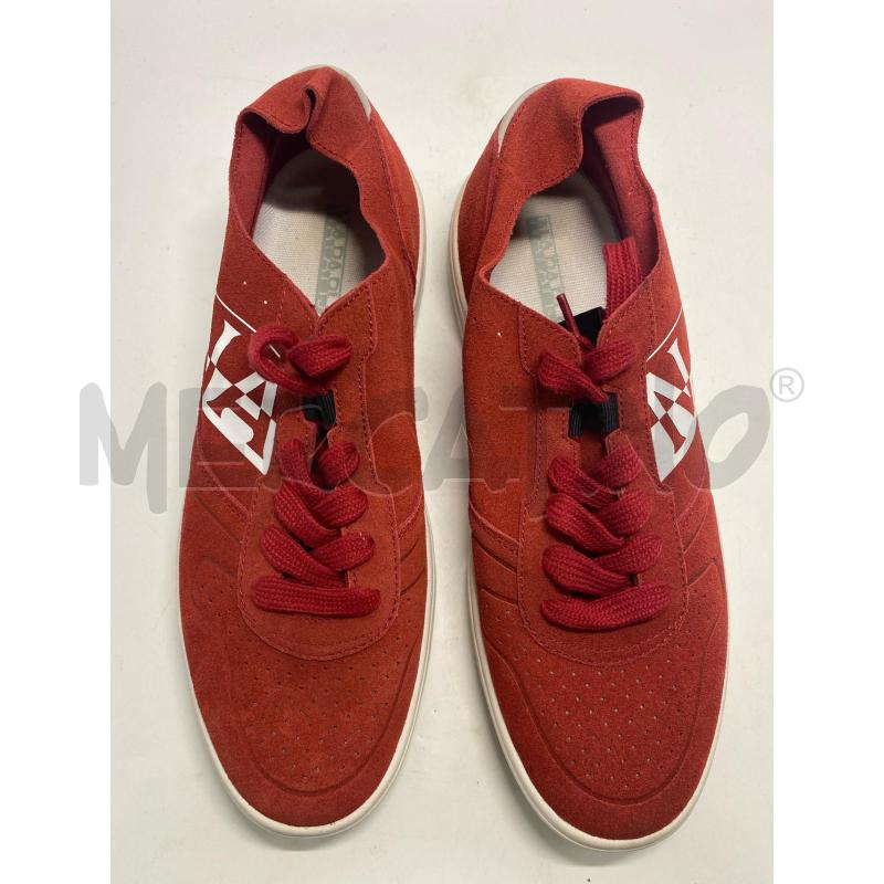 SCARPE UOMO NAPAPIJRI ROSSE PELLE | Mercatino dell'Usato Pomezia 2
