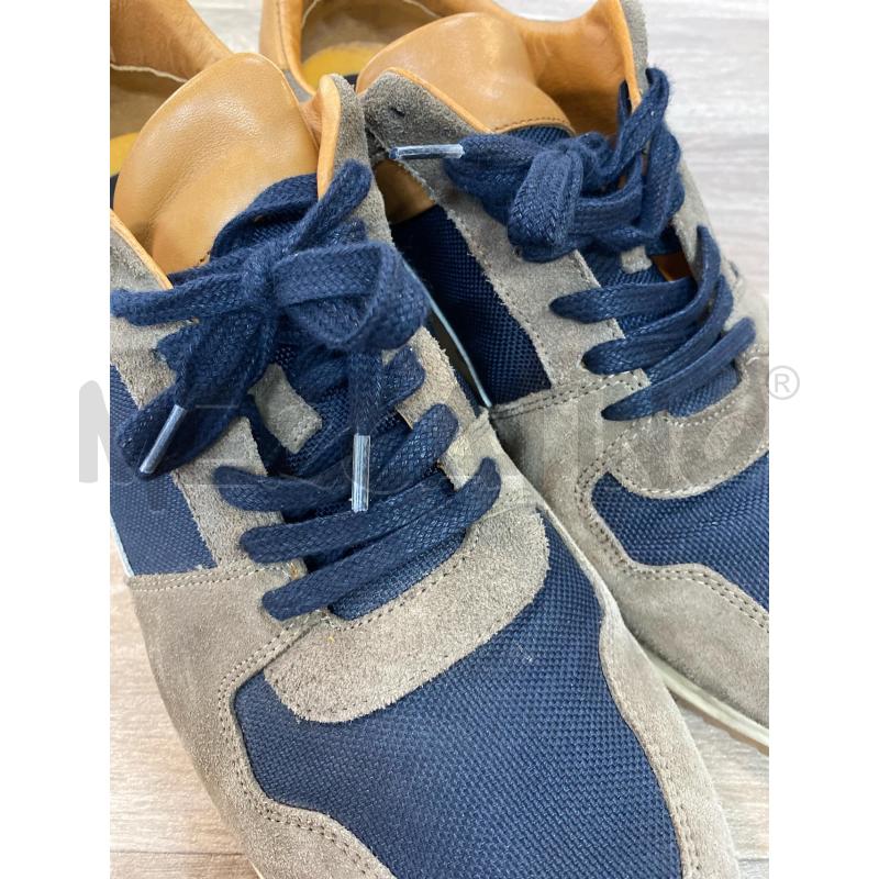 SCARPE UOMO OSCAR & THAIS SCAMOSCIATE MARRONI TELA BLU ECOPELLE | Mercatino dell'Usato Pomezia 4