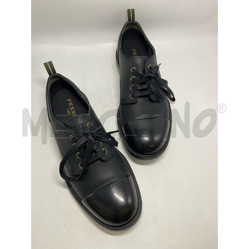 SCARPE UOMO PEZZOL IN PELLE NERE DERBY | Mercatino dell'Usato Pomezia 1
