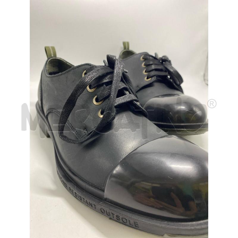 SCARPE UOMO PEZZOL IN PELLE NERE DERBY | Mercatino dell'Usato Pomezia 2