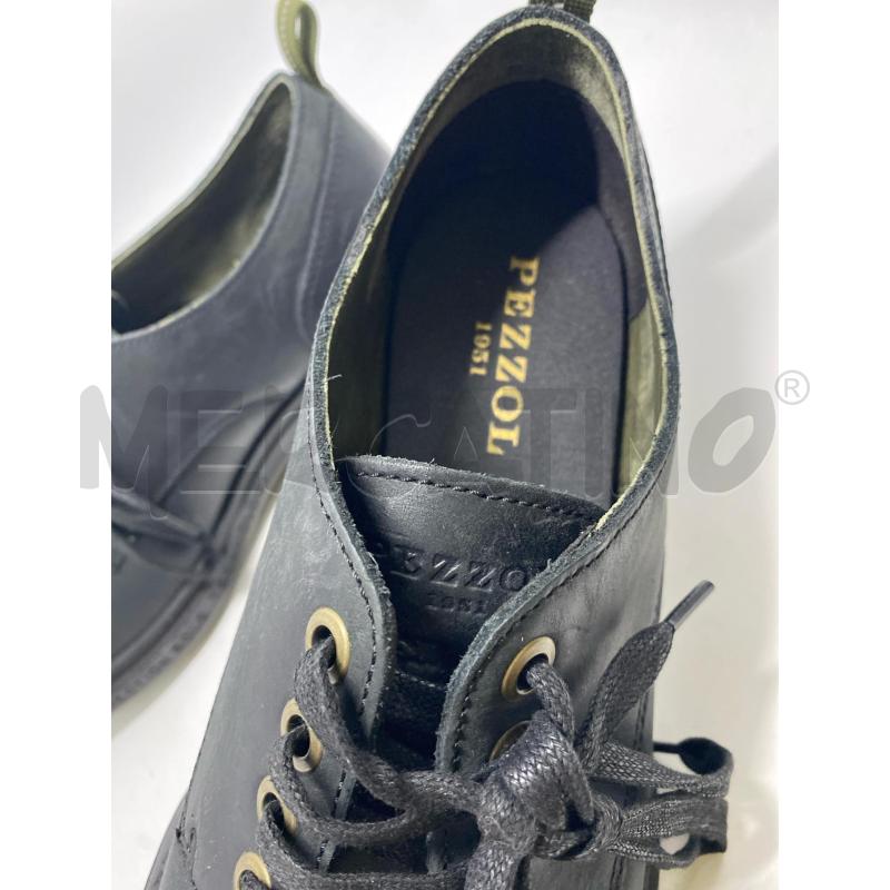 SCARPE UOMO PEZZOL IN PELLE NERE DERBY | Mercatino dell'Usato Pomezia 5