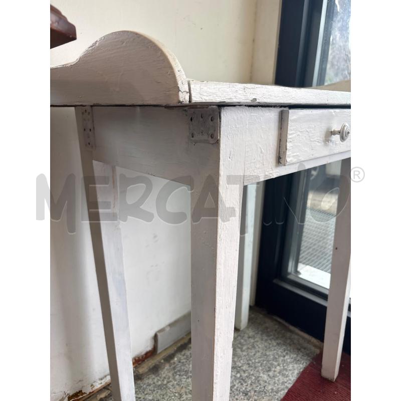 SCRITTOIO VECCHIO BIANCO | Mercatino dell'Usato Pomezia 4