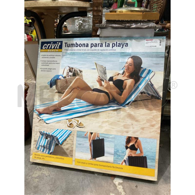 SDRAIO DA SPIAGGIA GIALLO  | Mercatino dell'Usato Pomezia 1