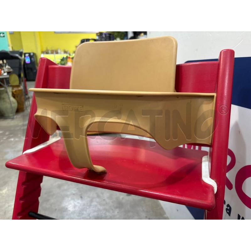 SEGGIOLONE TRIPP TRAPP STOKKE ROSSO + BABY SET | Mercatino dell'Usato Pomezia 3