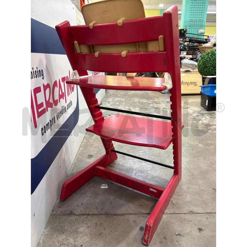 SEGGIOLONE TRIPP TRAPP STOKKE ROSSO + BABY SET | Mercatino dell'Usato Pomezia 4