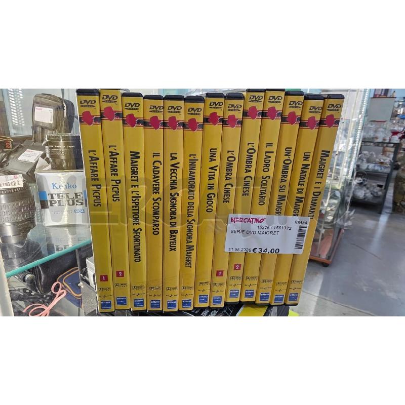 SERIE DVD MAIGRET | Mercatino dell'Usato Pomezia 1