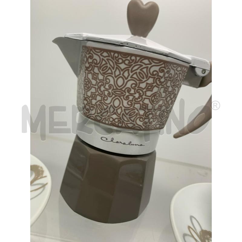 SET CAFFETTIERA+2 TAZZINE CLARALUNA | Mercatino dell'Usato Pomezia 2