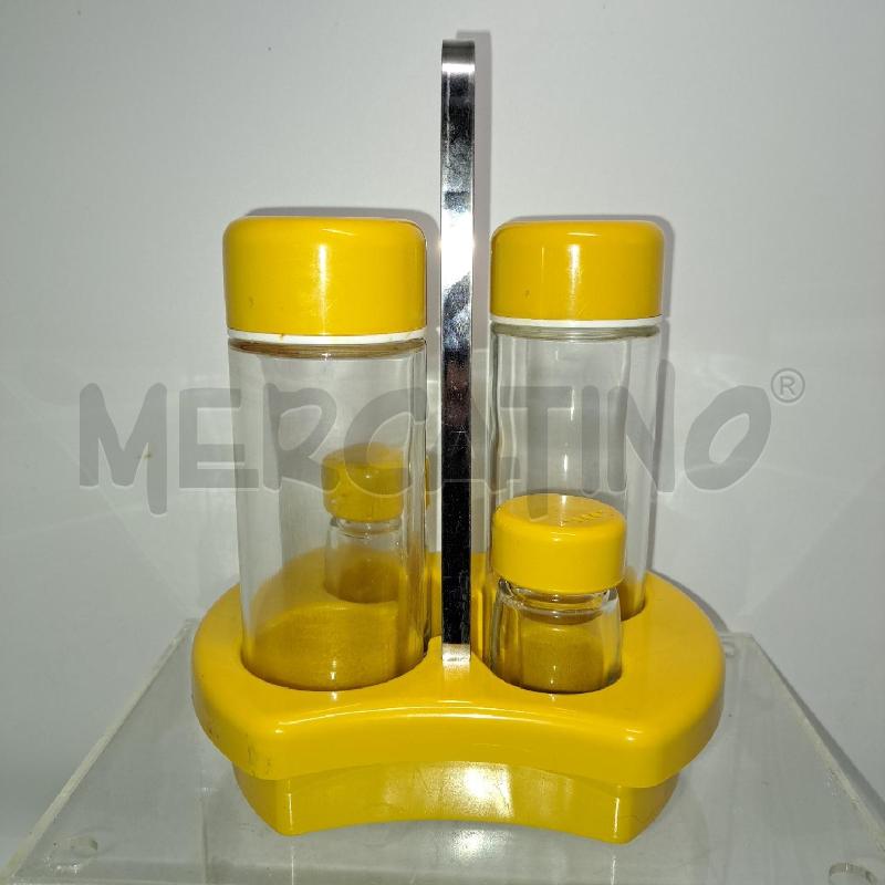 SET CUCINA OLIO ACETO ZUCCHERO SALE GIALLO | Mercatino dell'Usato Pomezia 2