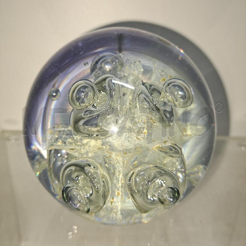 SFERA VETRO BOLLE SFUMATURE VIOLA | Mercatino dell'Usato Pomezia 1