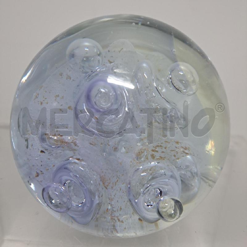 SFERA VETRO BOLLE SFUMATURE VIOLA | Mercatino dell'Usato Pomezia 3
