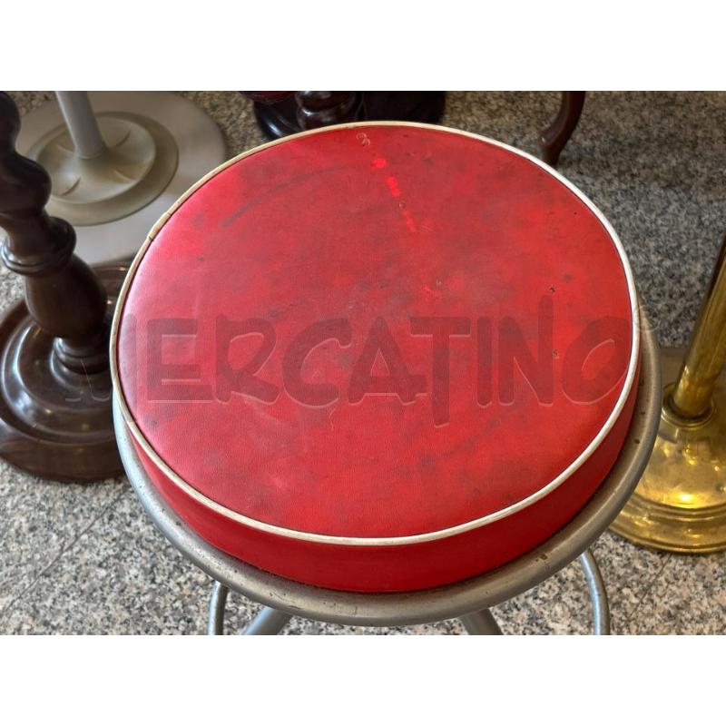 SGABELLO VINTAGE ROSSO | Mercatino dell'Usato Pomezia 2