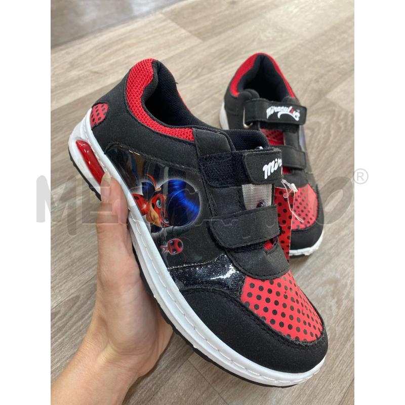 SNEAKERS BAMBINA MIRACULOUS NERE ROSSE | Mercatino dell'Usato Pomezia 1