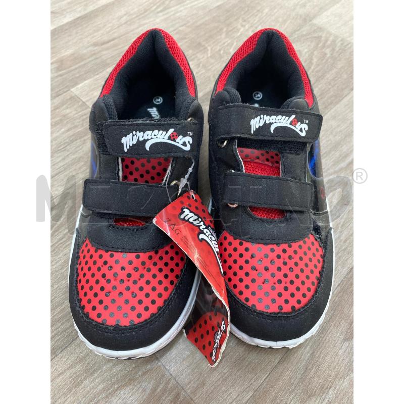 SNEAKERS BAMBINA MIRACULOUS NERE ROSSE | Mercatino dell'Usato Pomezia 2