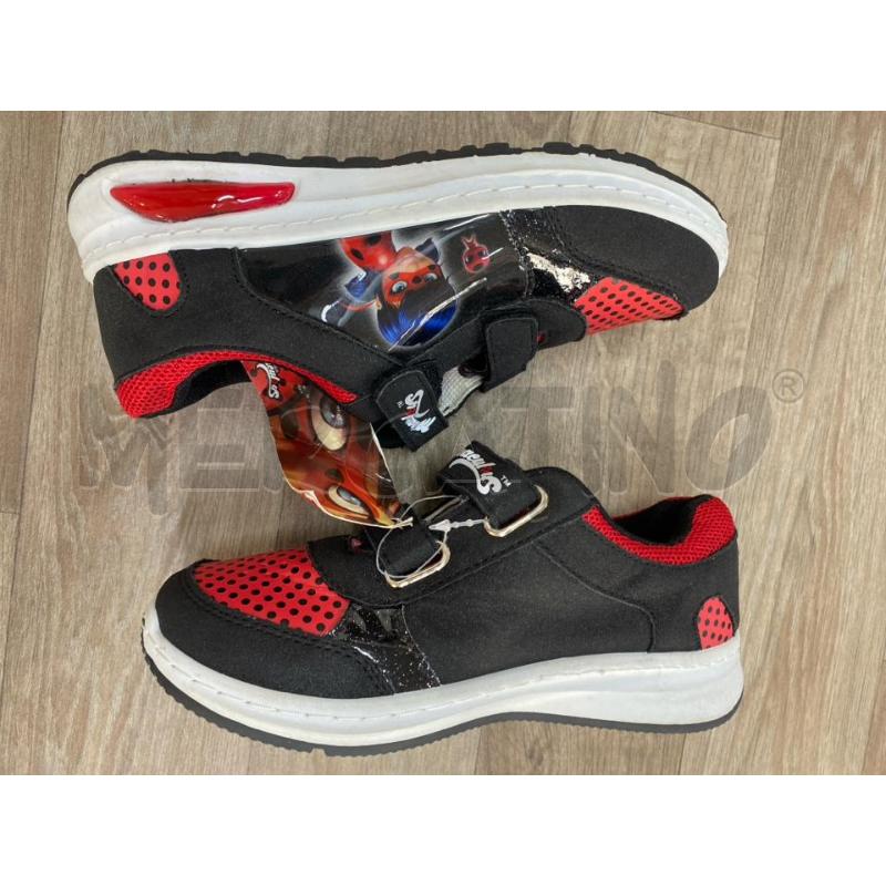 SNEAKERS BAMBINA MIRACULOUS NERE ROSSE | Mercatino dell'Usato Pomezia 4