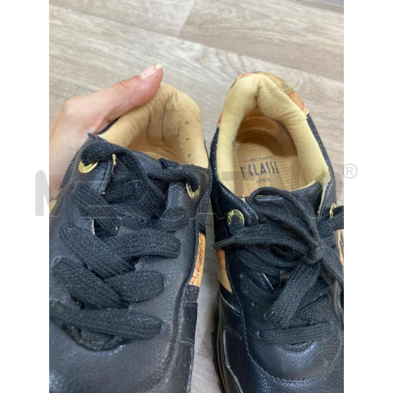 SNEAKERS DONNA 1 CLASSE NERE BEIFGE SIMILPELLE | Mercatino dell'Usato Pomezia 3