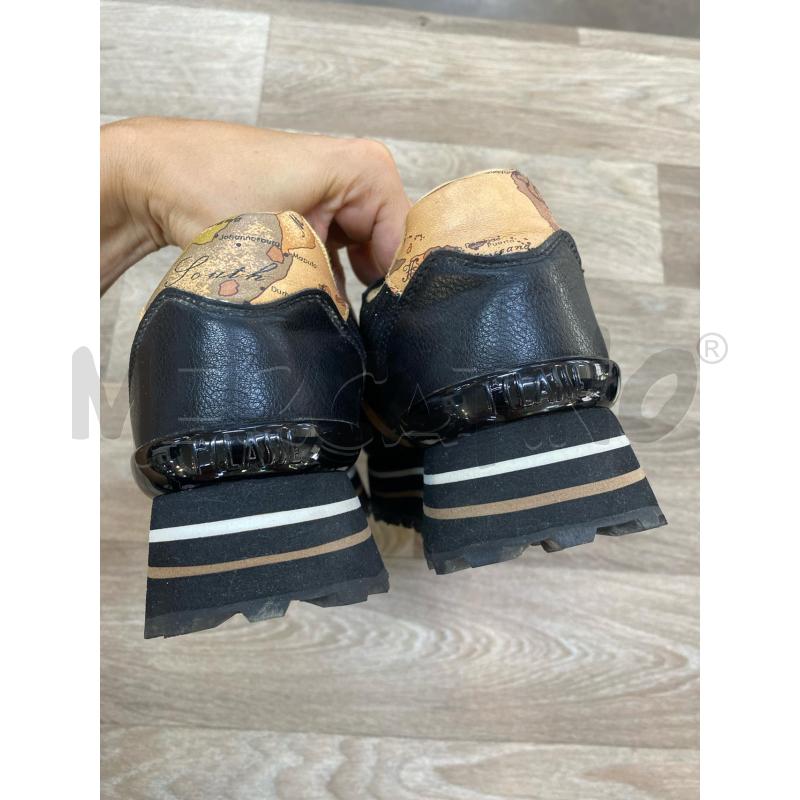 SNEAKERS DONNA 1 CLASSE NERE BEIFGE SIMILPELLE | Mercatino dell'Usato Pomezia 4