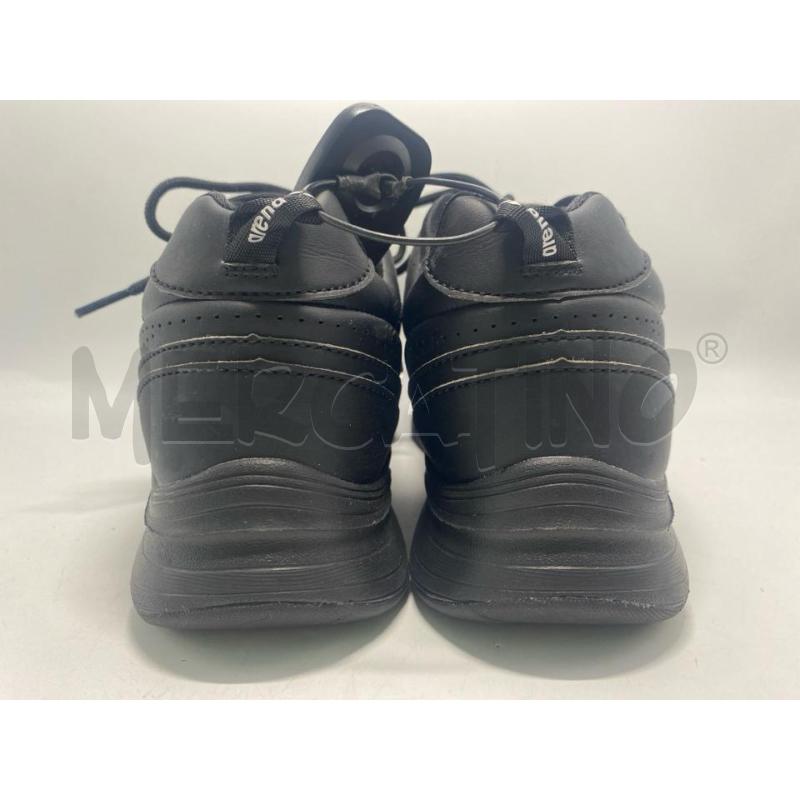 SNEAKERS DONNA ARENA SIMILPELLE TOTAL BLACK SOLETTA ZEBRATA | Mercatino dell'Usato Pomezia 5