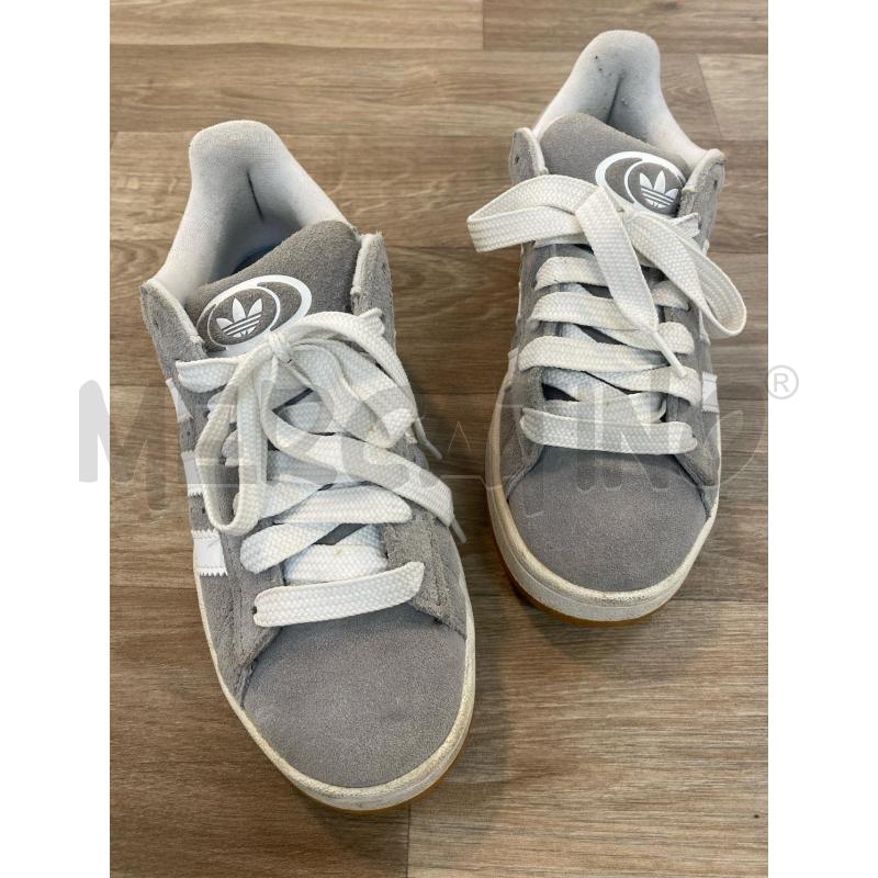 SNEAKERS DONNA CAMPUS PELLE SCAMOSCIATA GRIGIO CHIARO | Mercatino dell'Usato Pomezia 2