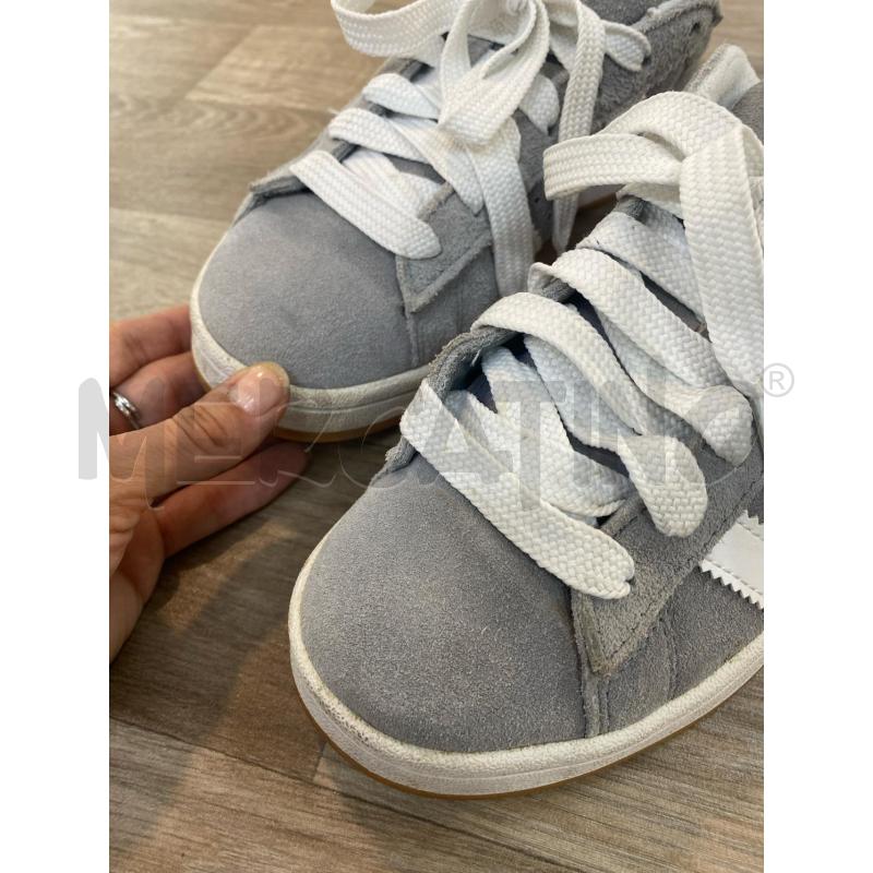 SNEAKERS DONNA CAMPUS PELLE SCAMOSCIATA GRIGIO CHIARO | Mercatino dell'Usato Pomezia 4