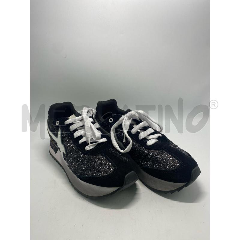 SNEAKERS DONNA JUST SAY WIZZ NERE GLITTER | Mercatino dell'Usato Pomezia 1