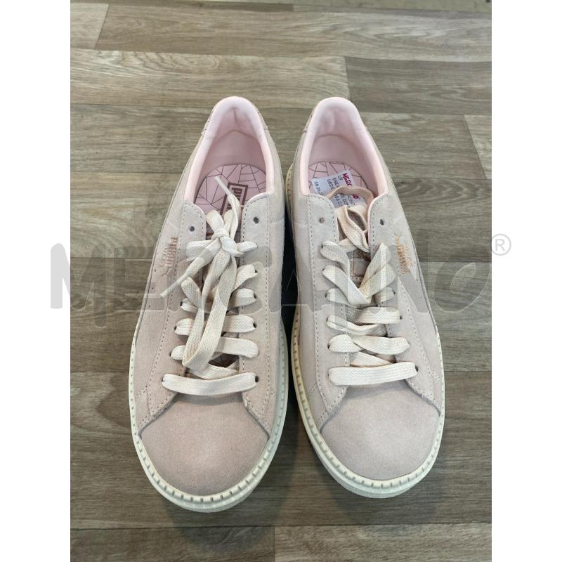 SNEAKERS DONNA PUMA SUEDE ROSA CIPRIA PLATFORM BIANCO | Mercatino dell'Usato Pomezia 2