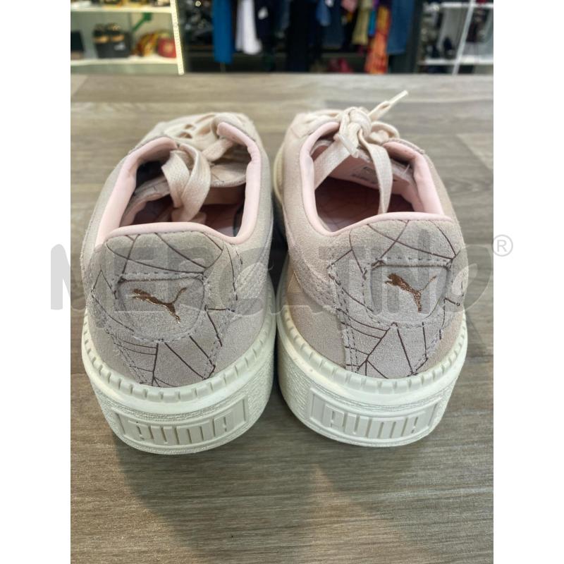 SNEAKERS DONNA PUMA SUEDE ROSA CIPRIA PLATFORM BIANCO | Mercatino dell'Usato Pomezia 3