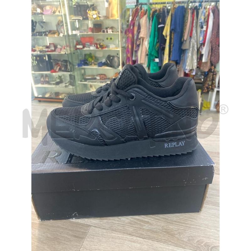 SNEAKERS DONNA REPLAY NERE INSERTI RETE | Mercatino dell'Usato Pomezia 1