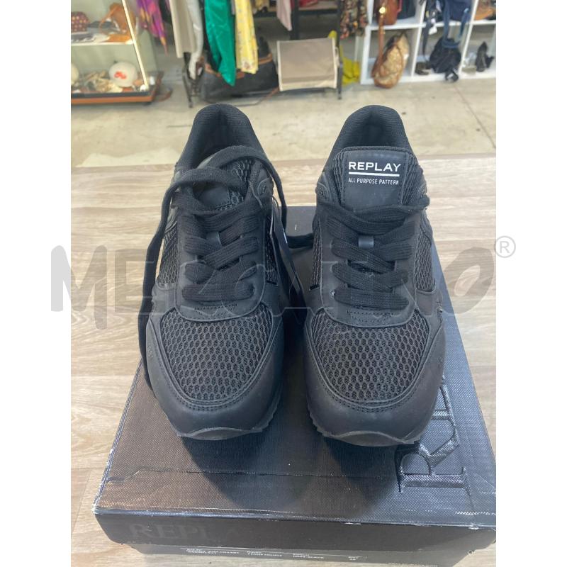 SNEAKERS DONNA REPLAY NERE INSERTI RETE | Mercatino dell'Usato Pomezia 2