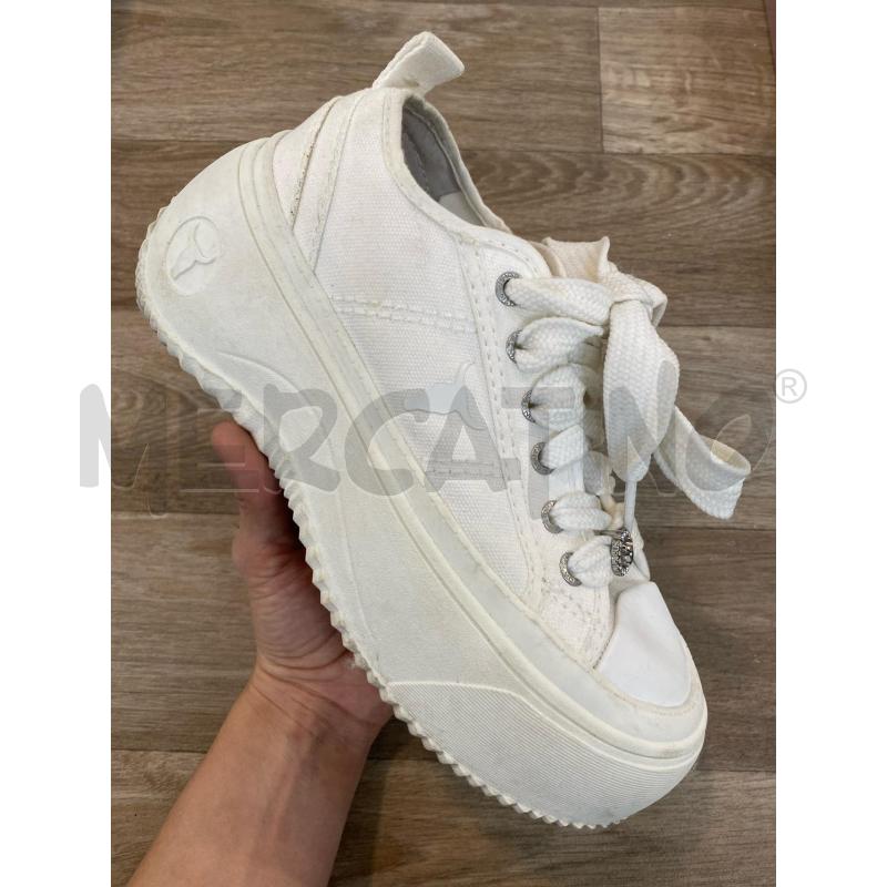 SNEAKERS DONNA WINDSORSMITH TESSUTO BIANCHE  | Mercatino dell'Usato Pomezia 1
