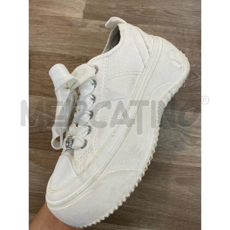 SNEAKERS DONNA WINDSORSMITH TESSUTO BIANCHE  | Mercatino dell'Usato Pomezia 4