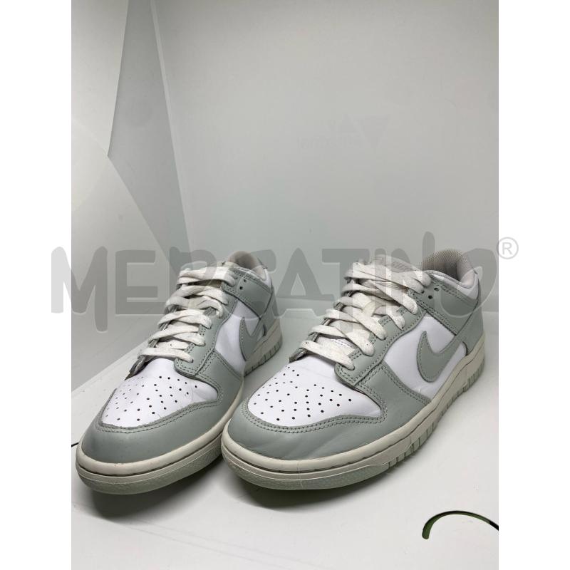 SNEAKERS DUNK LOW UNISEX BIANCO VERDINO | Mercatino dell'Usato Pomezia 1