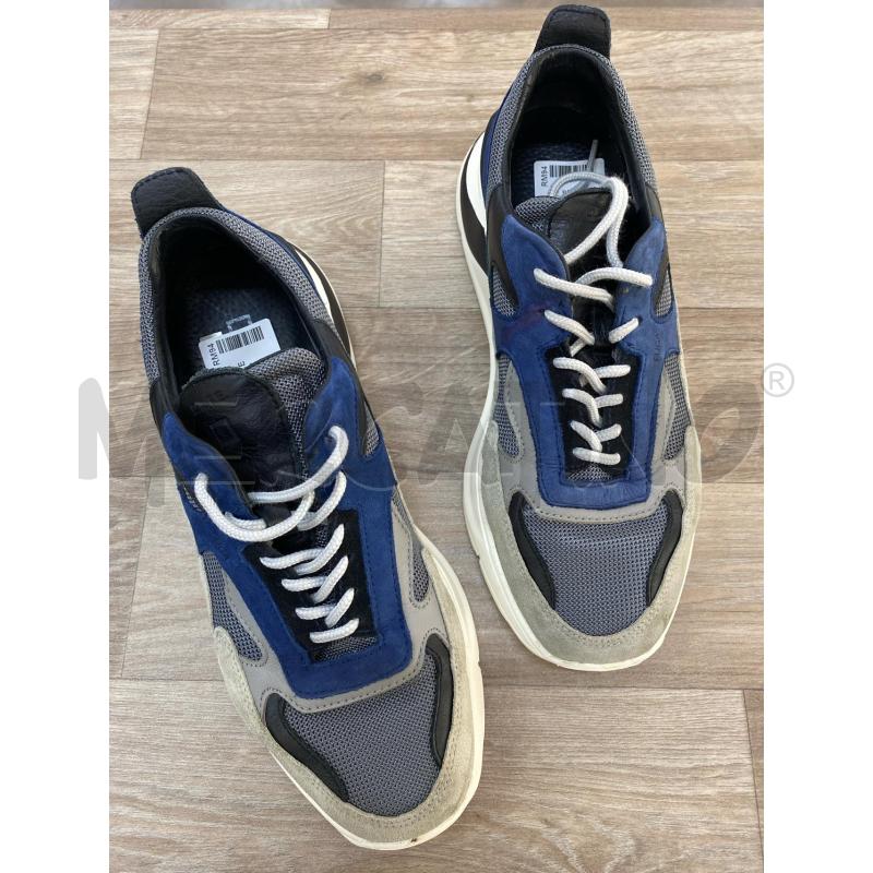 SNEAKERS UOMO D.A.T.E. FUGA BLU/GRIGIO CHIARO | Mercatino dell'Usato Pomezia 2