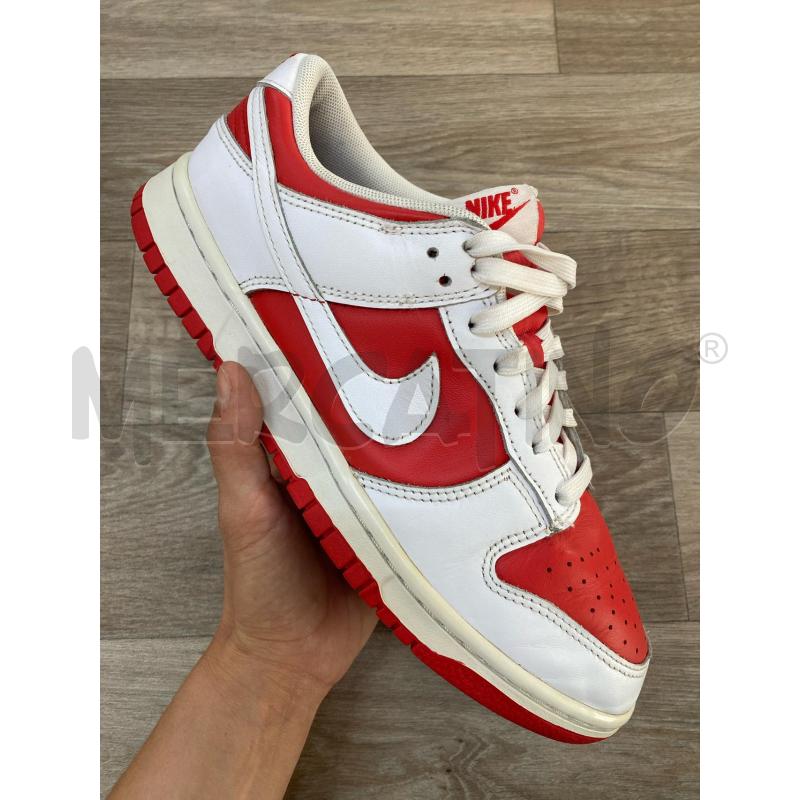 SNEAKERS UOMO NIKE ROSSO/BIANCO | Mercatino dell'Usato Pomezia 1
