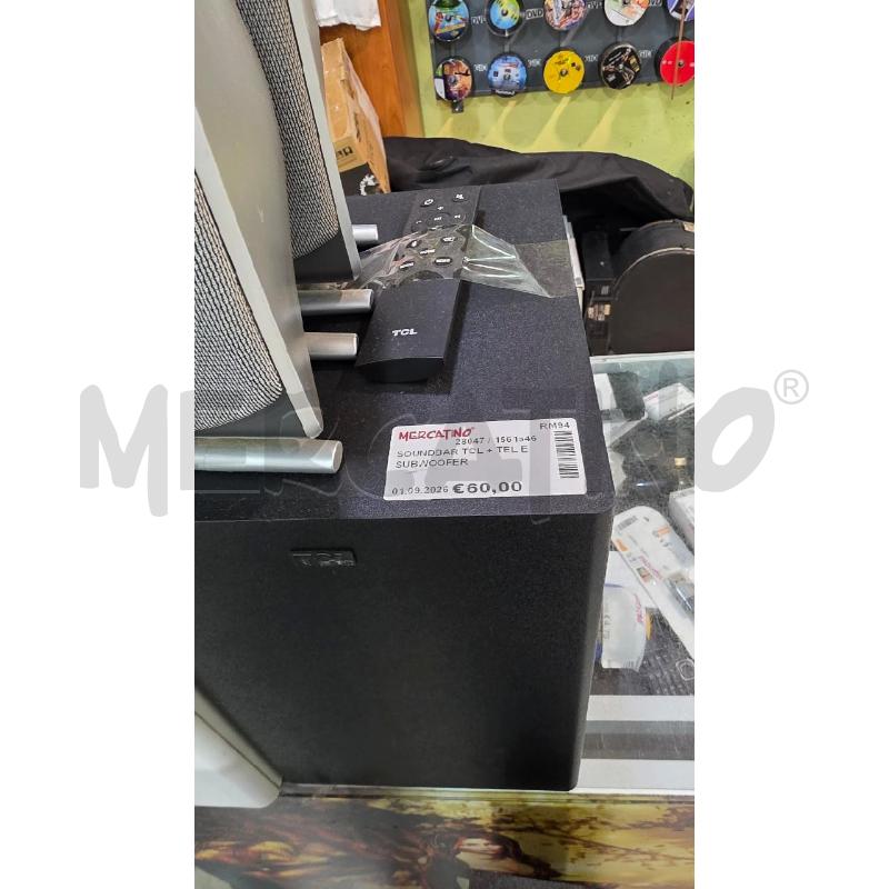 SOUNDBAR TCL + TEL E SUBWOOFER | Mercatino dell'Usato Pomezia 2