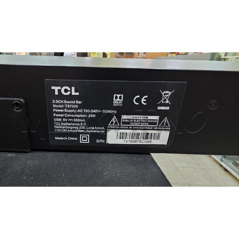 SOUNDBAR TCL + TEL E SUBWOOFER | Mercatino dell'Usato Pomezia 3