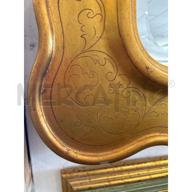 SPECCHIO CORNICE ORO LAVORATA | Mercatino dell'Usato Pomezia 2