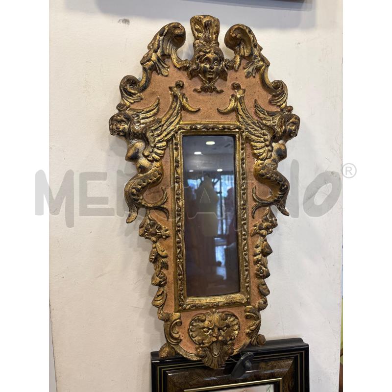 SPECCHIO CORNICE ORO STILE BAROCCO VENEZIANO | Mercatino dell'Usato Pomezia 1