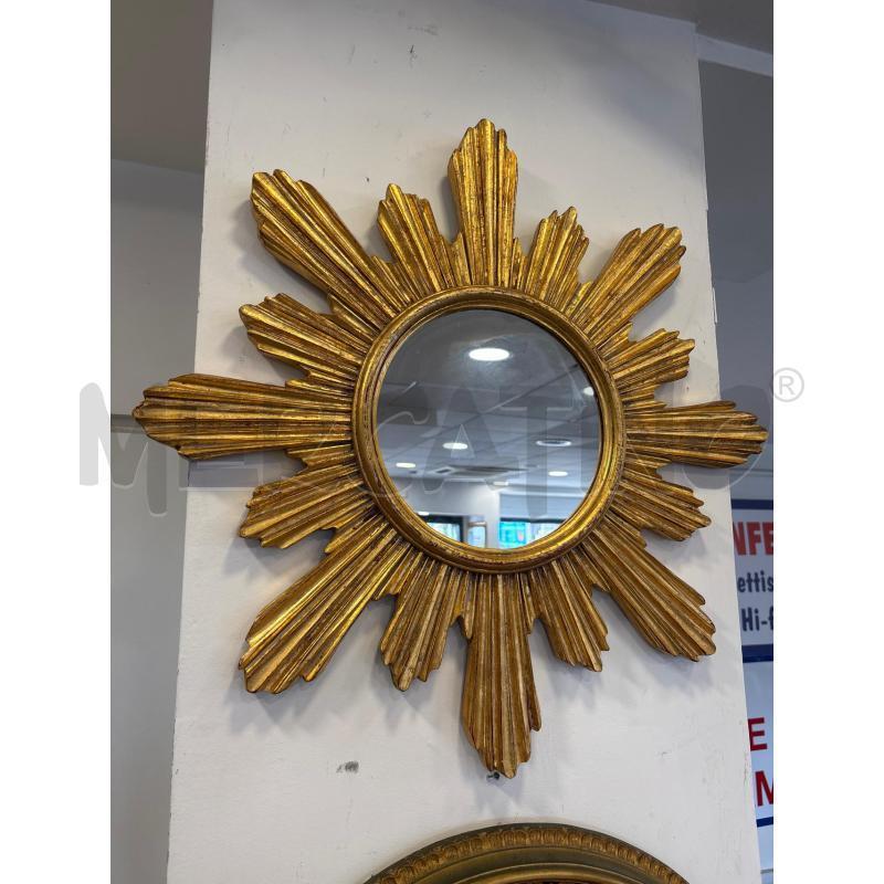 SPECCHIO CORNICE ORO  OVALE | Mercatino dell'Usato Pomezia 1