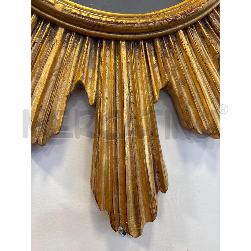 SPECCHIO CORNICE ORO  OVALE | Mercatino dell'Usato Pomezia 2