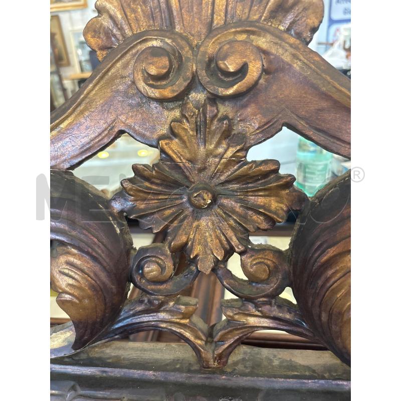 SPECCHIO GRANDE CORNICE LEGNO ORO  | Mercatino dell'Usato Pomezia 2