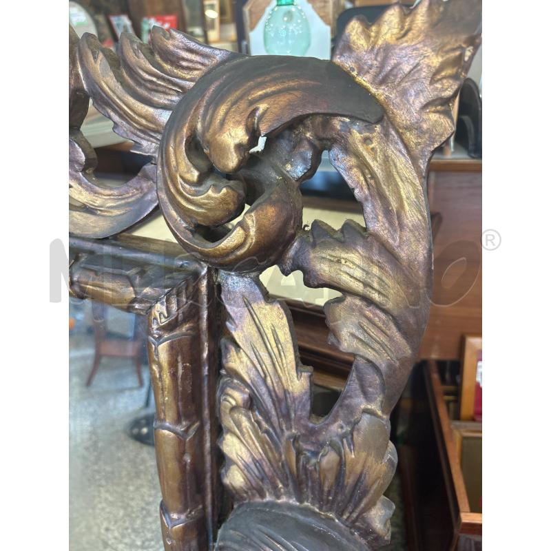 SPECCHIO GRANDE CORNICE LEGNO ORO  | Mercatino dell'Usato Pomezia 3