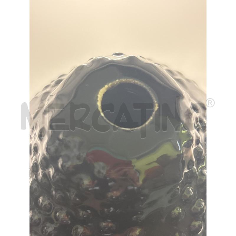 STATUA BUDDHA CERAMICA NERA ORO  | Mercatino dell'Usato Pomezia 3