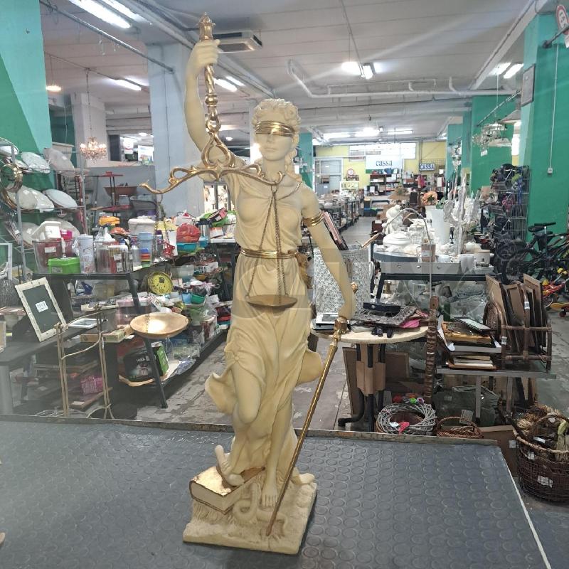 STATUA FIGURA DELLA GIUSTIZIA RESINA 66CM   | Mercatino dell'Usato Pomezia 1